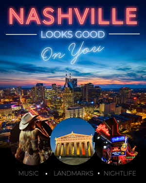 Nashville Travel Advertisement